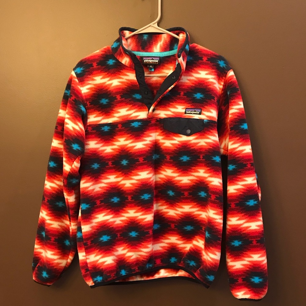 Patagonia fleece pullover. Size medium.